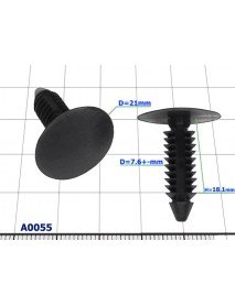 Клипсы универсальные D=7.6+-mm Ford - A0055