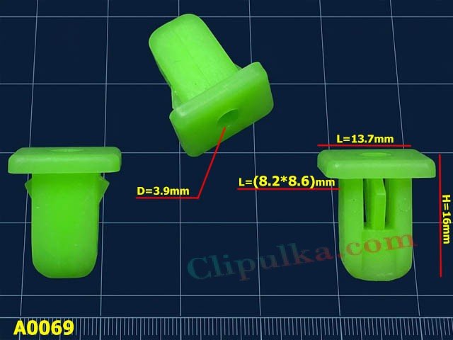 Kostka montażowa Chevrolet - A0069
