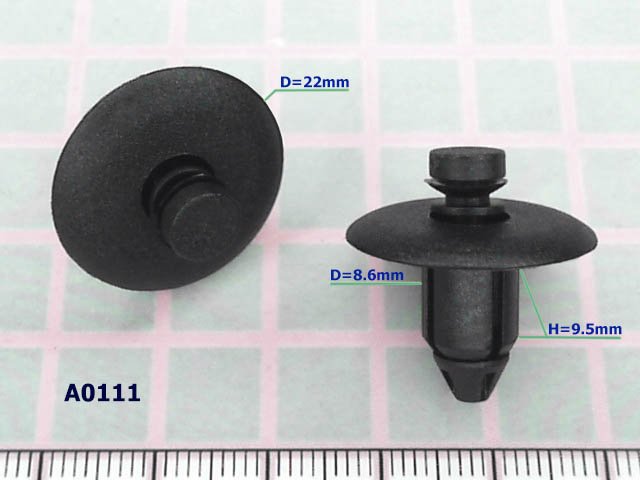 Клипсы D=8.6mm Dodge - A0111