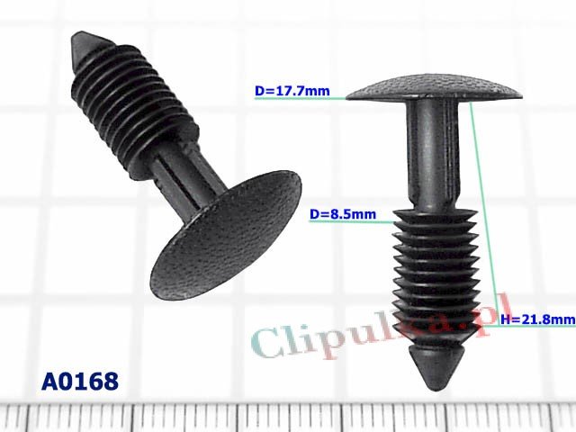 Елка черная D=8.5mm - A0168