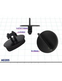 Cover fender and bumper clips  Jeep - A0205
