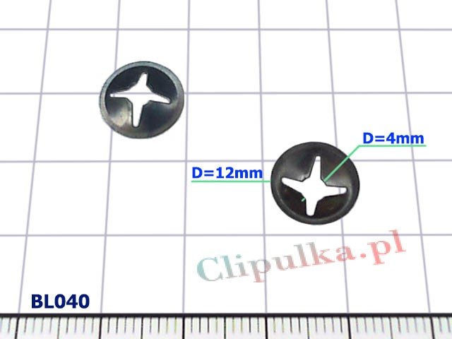 Blaszka montażowa D=4mm - BL040