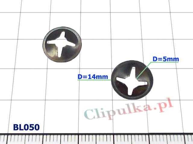 Зажим металлический D=5mm - BL050