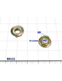 Фланцевая гайка М5  все марки автомобилей - BS121