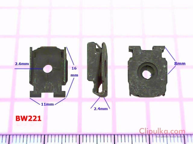 Metal clamps Skoda  - BW221