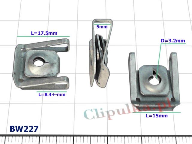 Metal clamp BMW - BW227