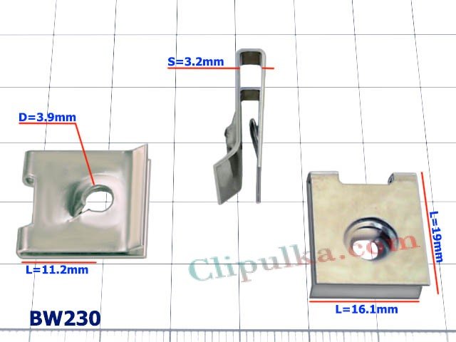 Nakrętka Zaciskowa Volkswagen - BW230