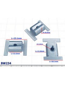 Blaszka montażowa 13.2/11.6 Fiat - BW234
