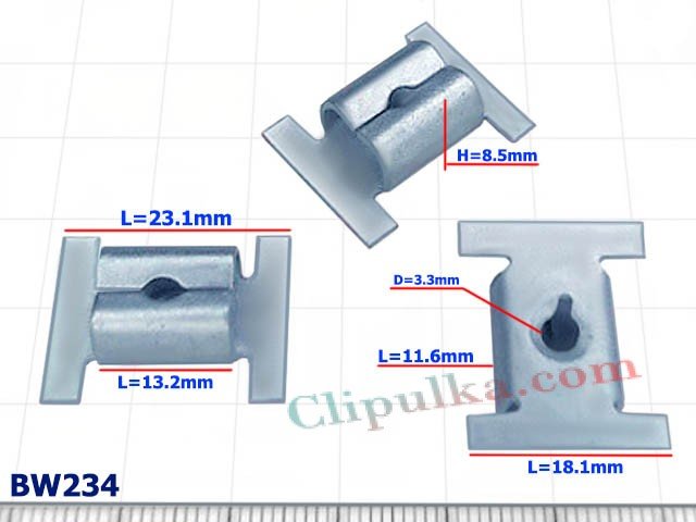Spinka i nakrętka rozprężna GM 24441317 - BW234
