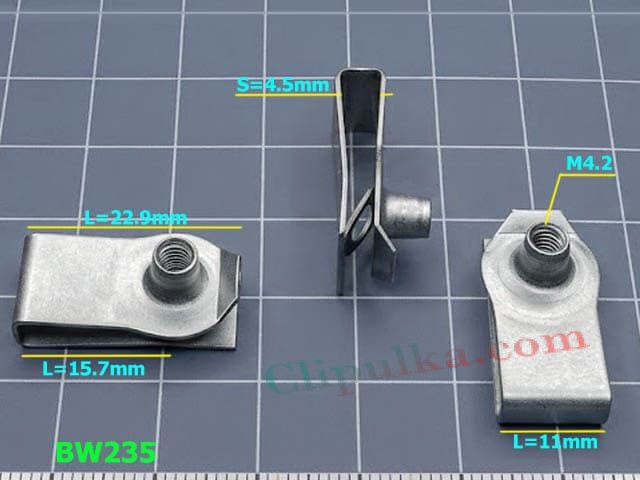 Nakrętka Blaszana U-Nut GM M4.2 - BW235