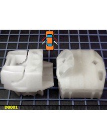 ślizg podnośnika szyby drzwi przedniej VW T5 - D0001 (FR or FR) 