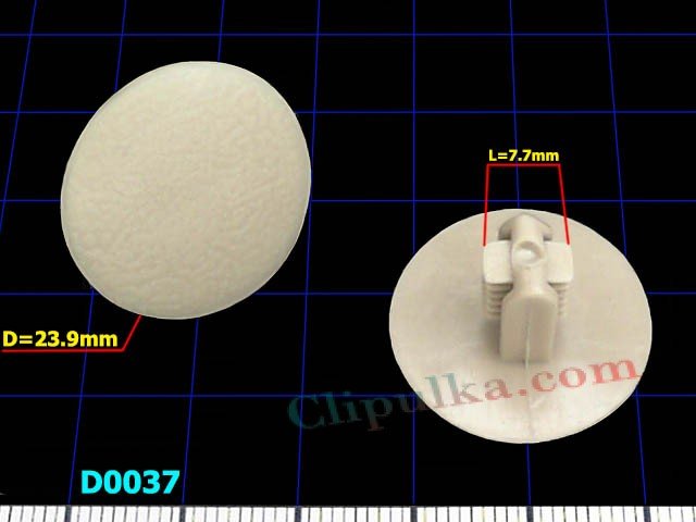 Spinki mocowania podsufitki Volkswagen - D0037