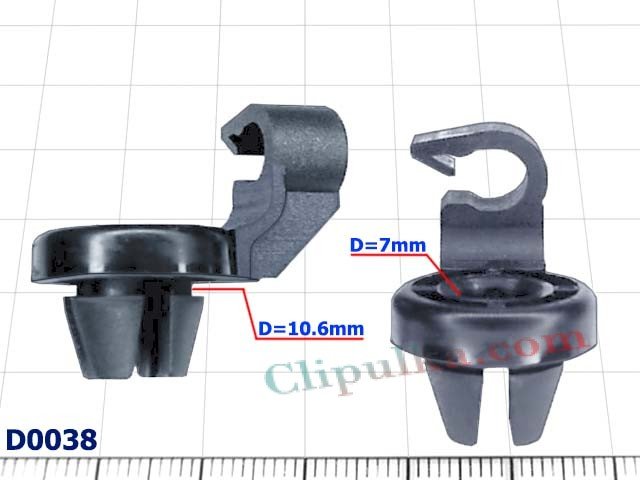 Hood rod holder Opel - D0038
