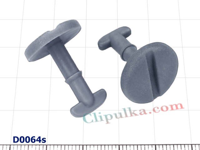 Пистоны крепления ковриков серые BMW - D0064s