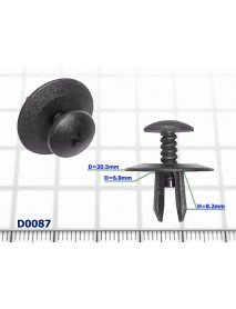 Пистон нажимной D=6.8mm - D0087