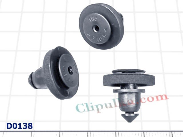 Spinki mocowania listwy szyny drzwi przesuwnych Volkswagen Caddy - D0138