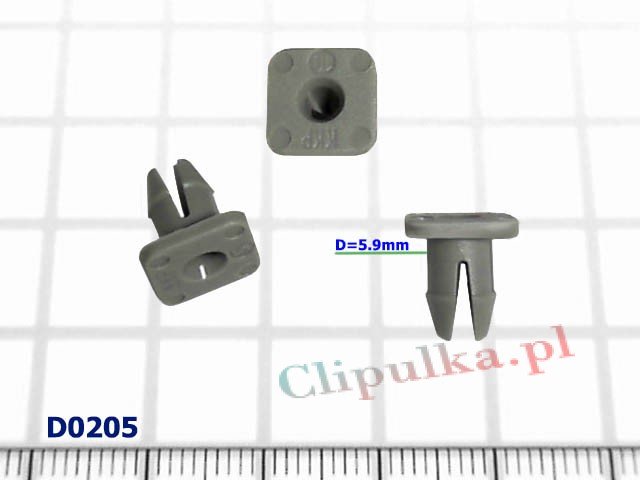 Kostka montażowa D=5.9mm - D0205