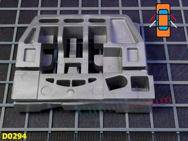 ślizg podnośnika szyby drzwi przedniej VW Touran I - D0294 (FL or FR)