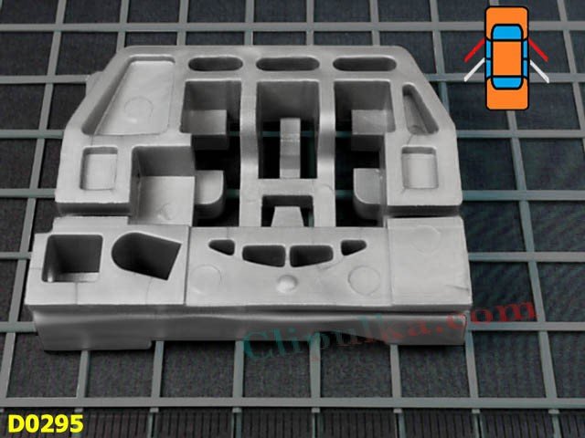 ślizg podnośnika szyby drzwi przedniej VW Caddy III - D0295 (FL or FR)