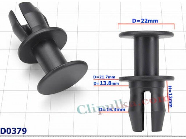 Kołek osłony silnika Audi -D0379