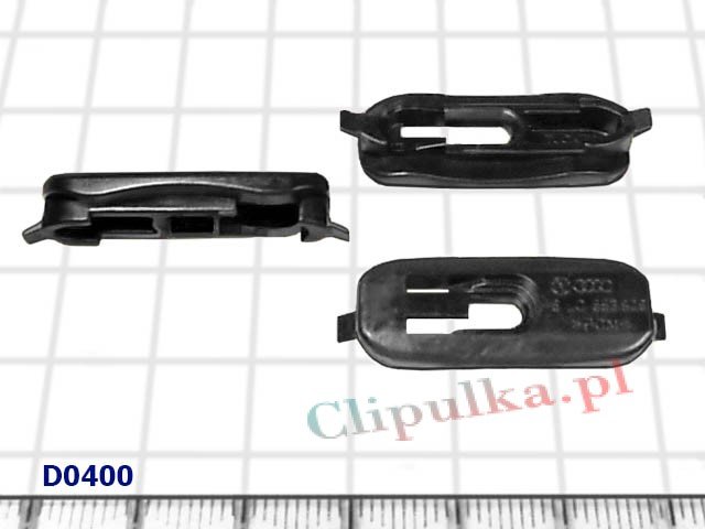 Spinki do mocowania listwy dolnej bocznej  Audi A3 - D0400