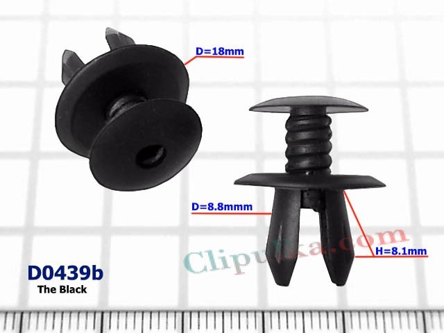 The pistons D=8.8mm - D0439b