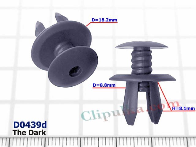 Spinka Tapicerki VAG 701867299 (Antracyt) -D0439d