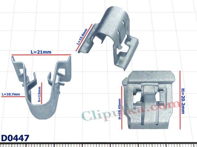Blaszka montażowa - D0447