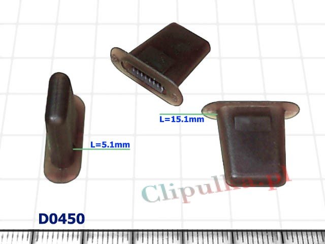 Kostka montażowa L=(15.1*5.1)mm - D0450