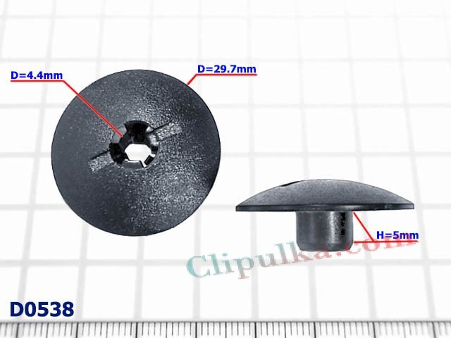 Nakrętka plastikowa Audi - D538