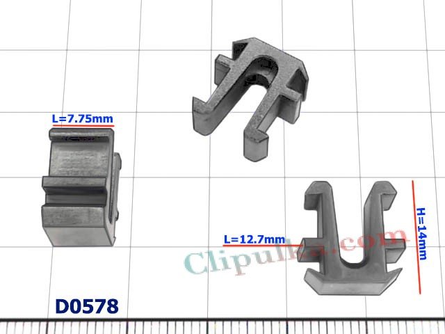 VW Passat B5 Roof Moulding Fasteners - D0578