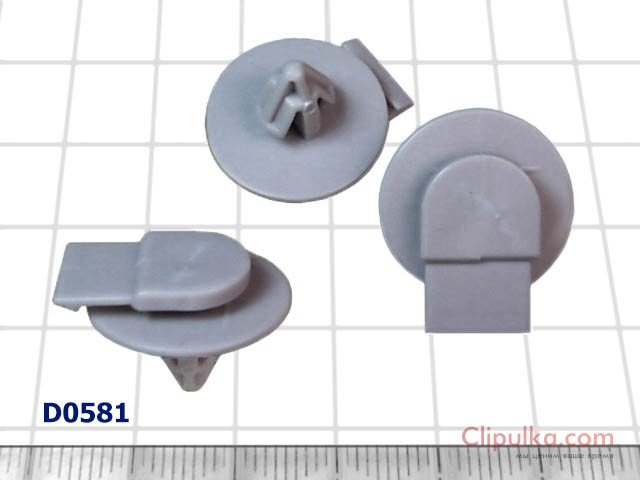 Клипсы крепления декоративных накладок бампера переднего MINI R58 - D0581