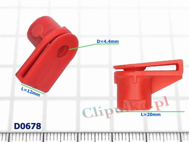 Spinki mocowania zderzaka przedniego Opel Meriva A - D0678