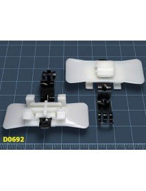 Spinka mocowania listwy bocznej Mercedes E-Klass W124 - D0692