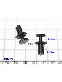 Seat rivet clip D=5.0 mm VW - D0789