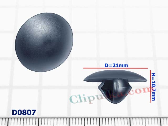 Bonnet insulation clips  Citroen - D0807