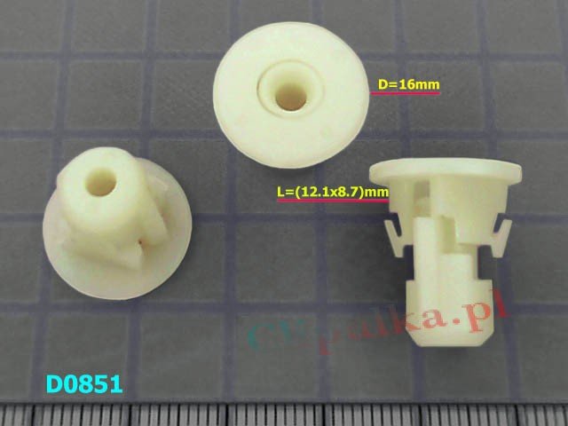Plastic screw clamps MINI - D0851