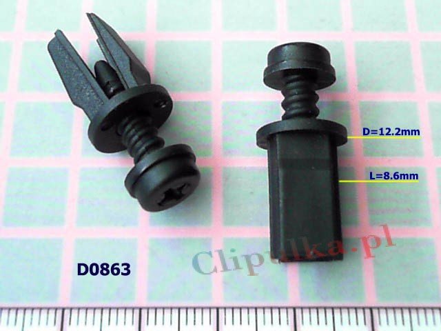 Kołek rozporowy D=6.4 mm Lincoln - D0863
