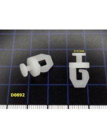 Curtain fastening clips - D0892