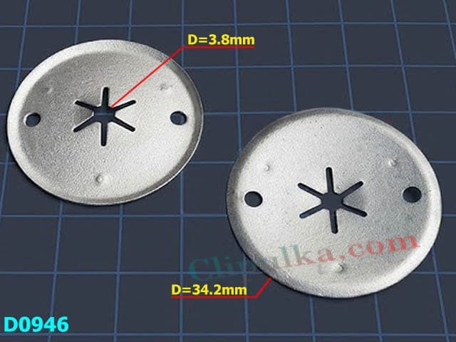 Blaszka montażowa osłony termicznej N90335004 (4x34) - D0946