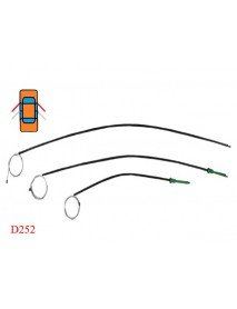 Cable front window Volkswagen Touareg I - D252