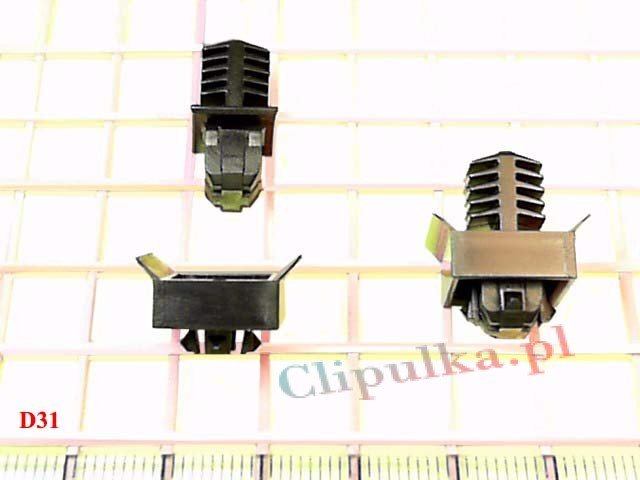 Clips of strip for water drainage under the windshield Seat Alhambra - D31