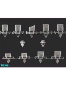 Zestaw mocowania listwy progowej Volkswagen Passat B7 - D348