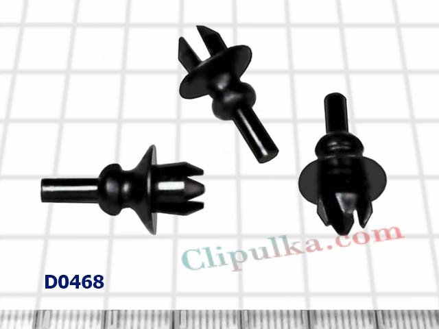 Spinki mocowania półki tylnej Mercedes A-Klass W168 - D468