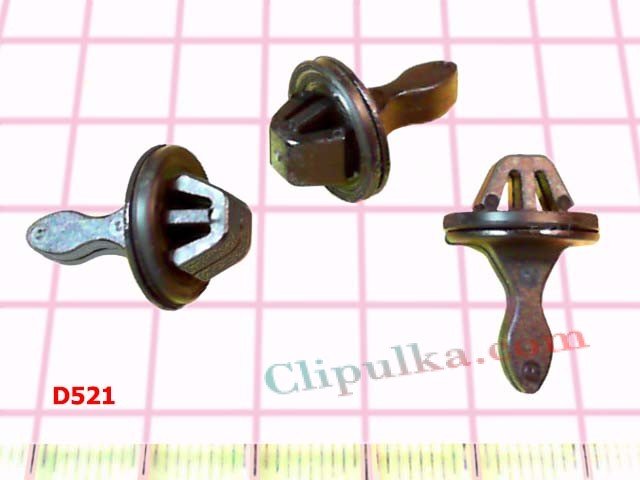 Spinki mocowania listwy szyny na drzwiach przesuwnych Mercedes Vaneo - D521