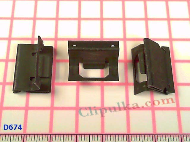 Zacisk do mocowania tapicerki na slupku Volkswagen T6 - D674