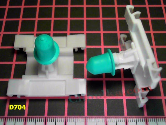 Spinki mocowania listwy bocznej Volkswagen Vento - D704