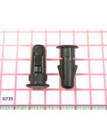 Window guide seal clips Volkswagen Golf V - D735