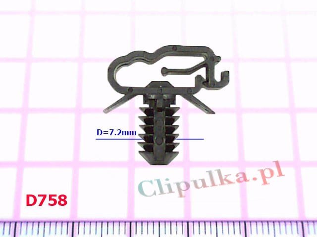 cable holding clip - D758