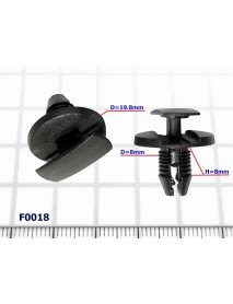 Clips of strip for water drainage under the windshield  Fiat NUOVA BRAVO - F0018